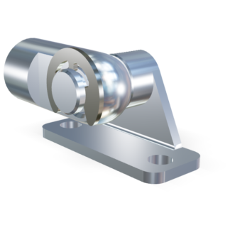 M5 RVS 304 Schroefoog (16mm) en beugel (max. 180N)