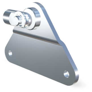 M5 RVS 304 schroefoog (16mm) en plaat