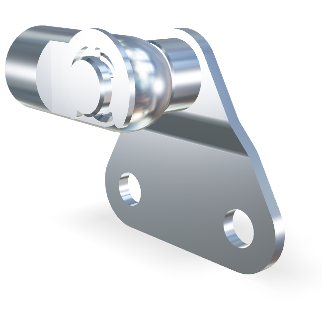 M5 RVS 304 schroefoog (16mm) en plaat (max. 180N)