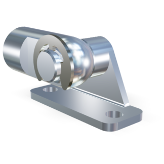 M5 RVS 316 Schroefoog (16mm) en beugel (max. 180N)