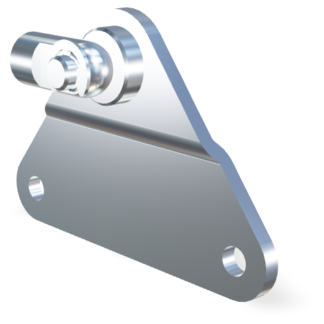 M5 RVS 316 schroefoog (16mm) en plaat