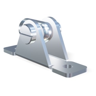 M5 Schroefoog (16mm) en symmetrische beugel