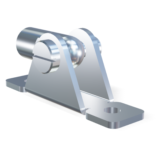 M8 Schroefoog (27mm) en symmetrische beugel